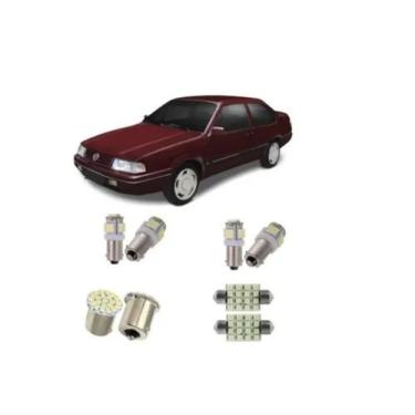 Imagem de Kit Completo Lâmpadas Santana 82 Á 97 Teto Placa Ré Farolete - Blue Li