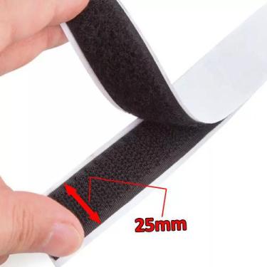 Imagem de Fita Fixação Fecho VelFix auto-adesivo - Macho + Fêmea - 25mm (largura