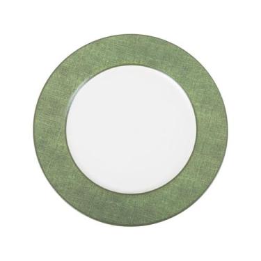 Imagem de Sousplat Verde 34cm Alleanza Linho