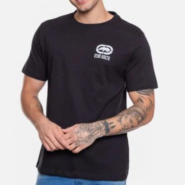 Imagem de Camiseta Masculina Ecko Marble Label Preta J669A