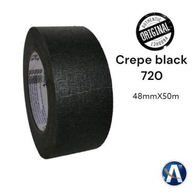 Imagem de Fita Crepe Preta 720 Profissional 48mmX50m - Cremer