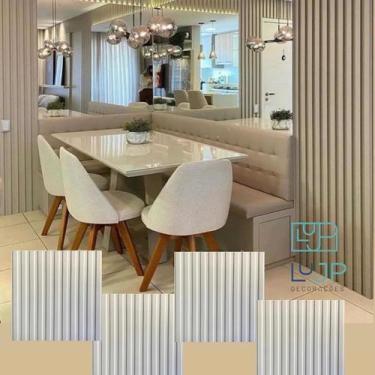 Imagem de 24 Placas 3D Painel Ripado Revestimento 3D Pvc De Parede Arq - LU JPDE