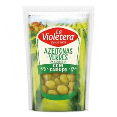 Imagem de Azeitonas Verdes Em Conserva Com Caroço La Violetera 320g