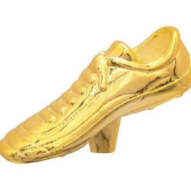 Imagem de Estatueta Irmossi Chuteira Dourada Rosca, UNICO, Dourado