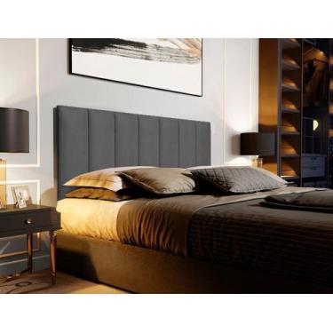 Imagem de Cabeceira Estofada Suspensa para Quarto 1,60 Metros - Cama Queen - Vár