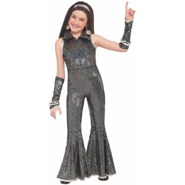 Imagem de Forum Novelties Girl's Disco Costume Jumpsuit, Medium