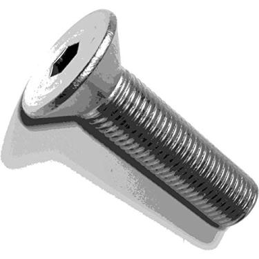 Imagem de Hard-to-Find Fastener 014973182144 Parafusos de cabeça chata de aço inoxidável, 9,5 mm x 3,8 cm x 3,8 cm, 3 peças