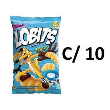 Imagem de Salgadinho Lobitos Sabor Requeijão C/ 10 Un De 50gr - Lynx produções