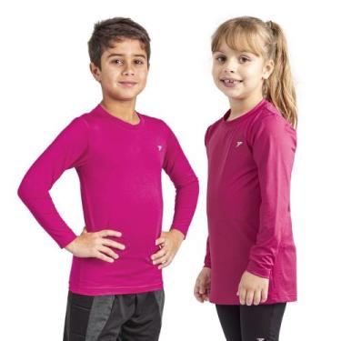 Imagem de Camiseta Térmica Skin Infantil III Manga Longa 04416 - Poker, Rosa, M