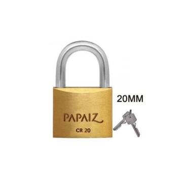 Imagem de Cadeado de latão maciço - papaiz - linha classica - cr20