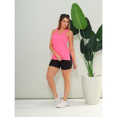 Imagem de Conjunto Academia Esportivo Fitness Camiseta Regata Tapa Bumbum e Shor