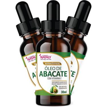 Imagem de Kit Com 3 - Óleo de Abacate em Gotas 30ml Nataly - Nataly 