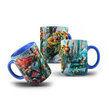 Imagem de Caneca de Porcelana Colecionável Aquaman Quadrinhos Comics - VilelaGG
