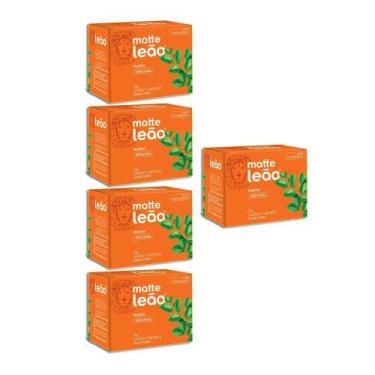 Imagem de Chá Matte Original Com 15 Saquinhos -kit 5 - leão alimentos