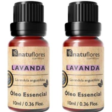Imagem de ÓLEO ESSENCIAL  LAVANDA 10ml NATUFLORES KIT 2 UND