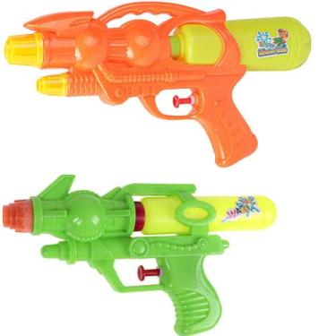 Imagem de 02 Lança Água Arminha Pistola Brinquedo Water Gun Piscina - ArtBrink, 