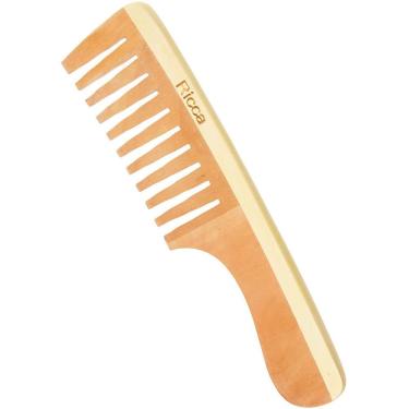 Imagem de Pente De Madeira Com Dentes Largos Ricca