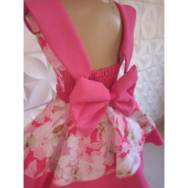 Imagem de Vestido infaltil de Festa Floral - MENININHAS, Rosa pink, 03 anos