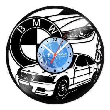 Imagem de Relógio De Parede Disco Vinil Carros - BMW - VCA-017 - Modernarte