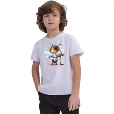 Imagem de Camiseta Infantil Abelha cozinheira - Alearts, 10