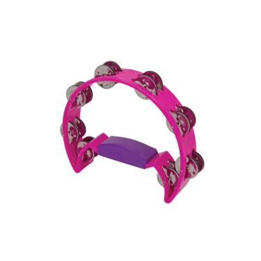 Imagem de Pandeiro Meia Lua Rosa Spanking [F108]