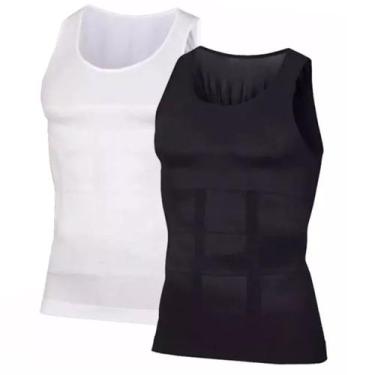 Imagem de Kit com 2 Cintas Modeladoras Masculinas Bodyshaper Alta Compressão - S