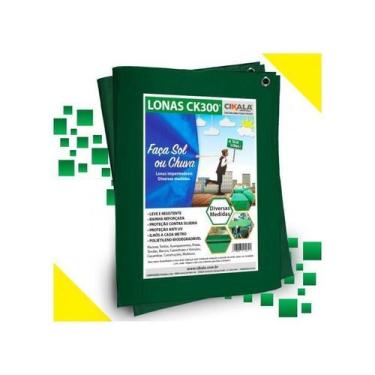 Imagem de Lona CK300 Verde 10x4 Metros Polietileno - Cikala