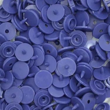Imagem de Botão de Pressão Brilhante Redondo Plástico Ritas 12mm - 50 Unidades, 
