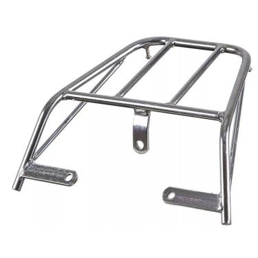 Imagem de Bagageiro Churrasqueira suporte baú moto Ybr 2000 À 2008 Aço Tubular
