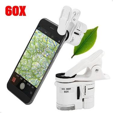 Imagem de Microscópio Lupa Lorben Aumento 60x Luz de Led para Celular