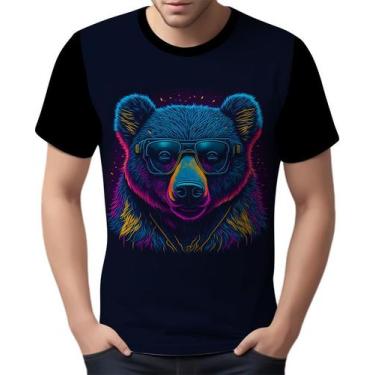 Imagem de Camisa Camiseta Estampada T-shirt Face Urso Neon Moda 6 - Enjoy Shop, 