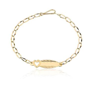Imagem de Pulseira Ouro Melindrosa Bebê 10k 13,0 Centímetros M13 - MAEHLER JOIAS