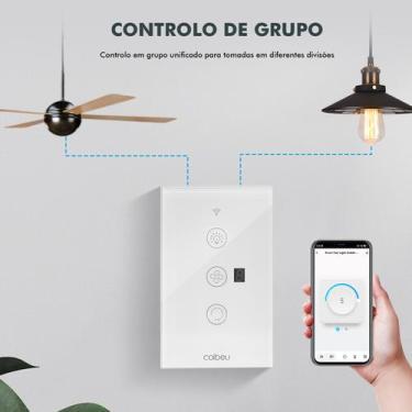 Imagem de COIBEU Tuya WiFi Fan Light Touch Switch Interruptor inteligente de ven