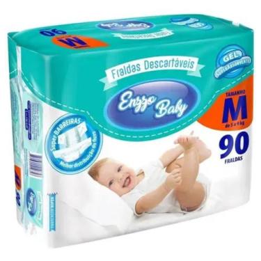 Imagem de Fraldas Descartáveis Atacado Barato Enzzo Baby Pacotão Todos os tamanh