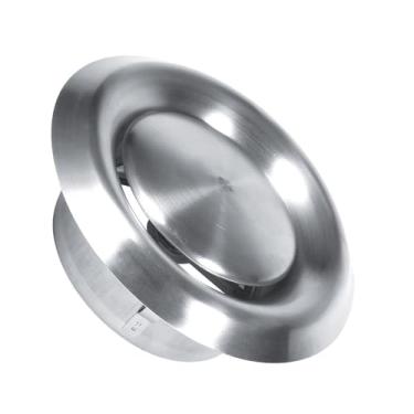 Imagem de Tampa Redonda Ajustável do Duto de Ventilação Feita de Aço Inoxidável, Ventilação de Ar na Parede do Teto Doméstico, 3 Tamanhos Disponíveis para Exaustão Interna, Menor Ruído e