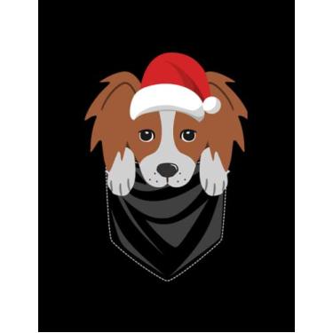 Imagem de Papillon Papillon Pocket Christmas: Amazing Design Notebook 8.5 x 11 Inches 100 Pages