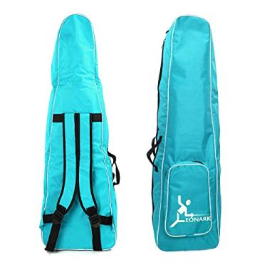 Imagem de LEONARK Saco de Armazenamento de Esgrima para Sabre de Epee e Equipamento de Folha-Mochila Portátil para Terno de Espada de Esgrima e Máscara (Lago Azul)