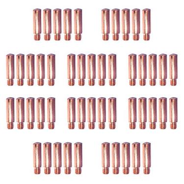 Imagem de Dicas de contato para soldagem Mig 11-30 0,1 cm, compatível com Forney 60171, Binzel, Clarke e Tweco Mini/No.1 e Lincoln Magnum 100L MIG pistola de soldagem - 50PK