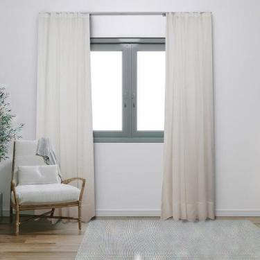 Imagem de Cortina em Tecido Voil Beline - Trilho Suíço Prega Fêmea - Mônica Cort