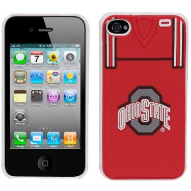 Imagem de Capa rígida NCAA Ohio State Buckeyes Jersey para iPhone "compatível com iPhone 4 e 4S"