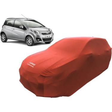 Imagem de Capa De Tecido Para Proteção Carro Jac J2 - Mz, Vermelha
