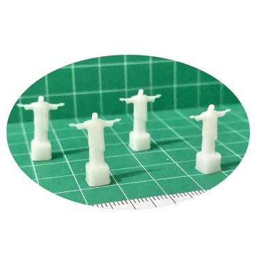 Imagem de 4 Mini Cristo Redentor Altura 1,9cm Esc 1:2000 1:100 Maquete terrários Diorama