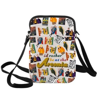 Imagem de BWWKTOP Bolsa tiracolo Murders Building Arconia & Mabel Fans Gift Oliver & Charles Bolsa de ombro apenas Merch Murders, Arconi-xk B