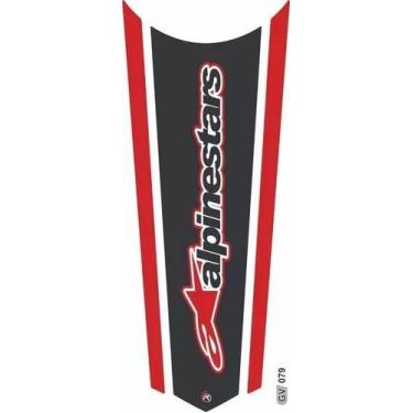 Imagem de Adesivo Faixa  Gravata  Tanque Resinado Cg Apinestars 079 - Resitank