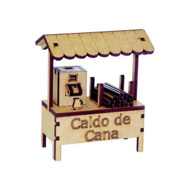 Imagem de Miniatura barraca caldo de cana m1053 - Woodplan