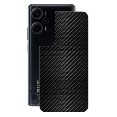 Imagem de Película para Poco F5 -Traseira Fibra Carbono Preta- Gshield
