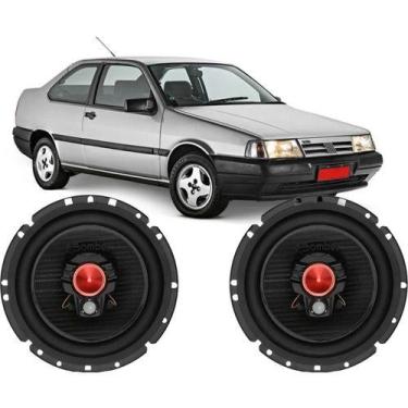Imagem de Kit Alto Falante Bomber Porta Dianteiro Fiat Tempra 200w Par, Vermelho