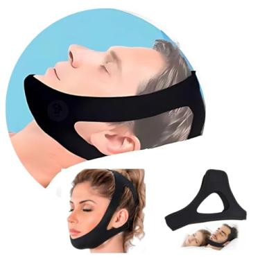 Imagem de Máscara Anti Ronco, Faixa de Cabeça para Dormir, Solução para Sono Tranquilo