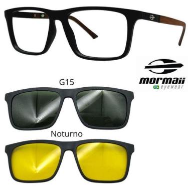 Imagem de Armação de Grau Mormaii Swap 4 6112 AFW com 2 Clipons GN, Afw