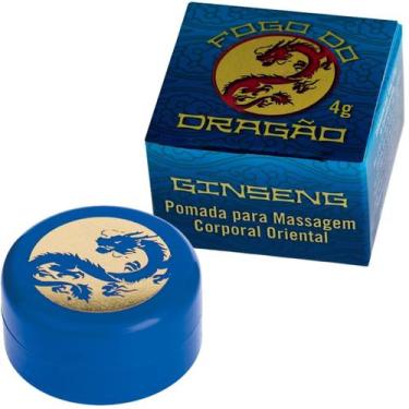 Imagem de Pomada De Massagem Corporal Oriental Fogo Do Dragão Ginseng - Sofistic